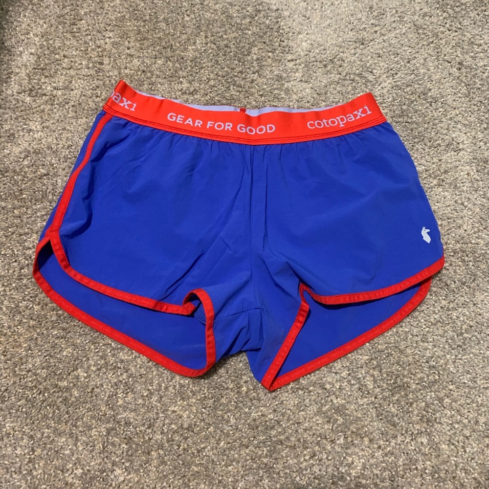 Cotopaxi Blue and Red Women's Shorts